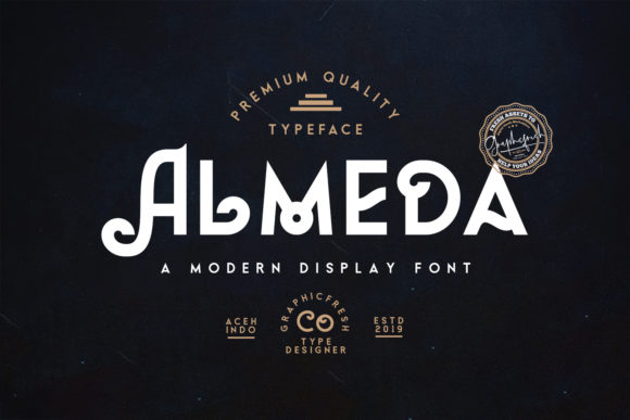 Almeda Font: Modern Display with a Vintage Touch