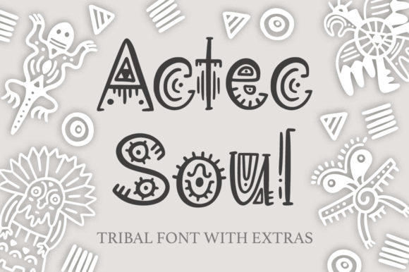Aztec Soul Font: A Display Typeface for Memorable Branding