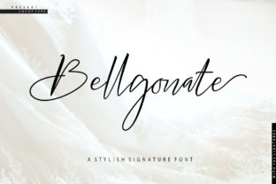 Bellgonate Script: A Premium Handwritten Font for Makers and Sellers