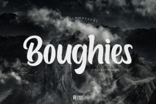 Boughies Font: A Bold Display Type for Creative Projects