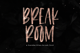 Breakroom Font for Bold Branding and Display Design