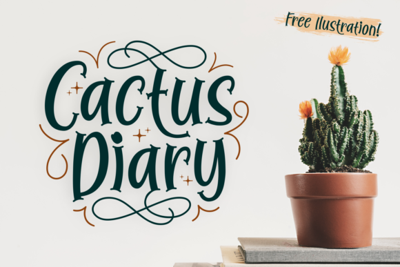 Cactus Diary: A Display Font That Elevates Creative Campaigns