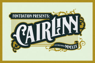 Cairlinn Font: A Vintage-Inspired Display Typeface for Modern Branding