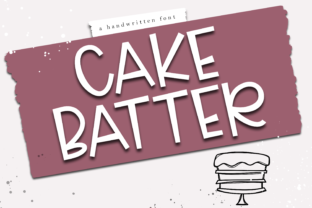 Cake Batter Font Adds Whimsy to Website Design