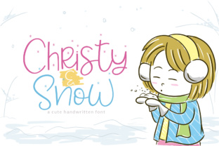Christy Snow Font: A Cutesy Script for Memorable Branding