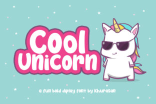 Cool Unicorn Font for Bold and Cheerful Branding