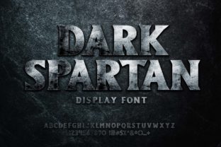 Dark Spartan Font: A Bold Display Typeface for Web Design