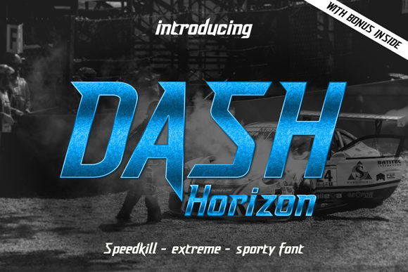 Dash Horizon Font Adds Sporty Flair to Branding Projects
