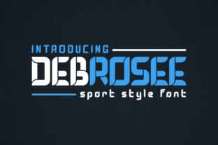 DEBROSEE Font: A Bold Choice for Modern Branding and Campaigns