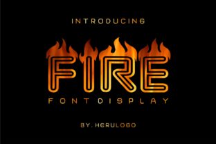 Fire Font: A Display Typeface for Bold Editorial Moments