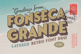 Fonseca Grande Font for Bold and Charming Craft Designs
