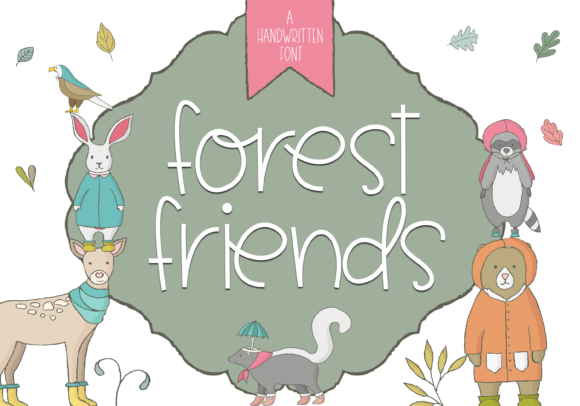 Forest Friends Font Review: A Whimsical Handwritten Typeface for Creative Projects