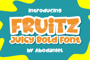 Fruitz: A Bold Display Font for Creative Projects