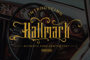 Hallmark Font: A Handcrafted Typeface for Authentic Craft Designs