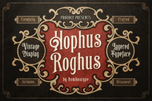 Hophus Roghus: A Vintage Display Font with Magic