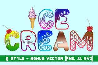 Ice Cream Font for Sweet Branding and Creative Designs