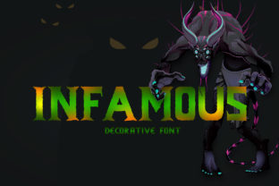 Infamous Font Review: A Bold Display Typeface for Creative Projects