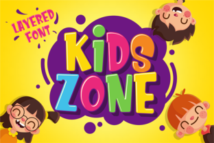 Kids Zone Font for Vibrant and Joyful Craft Projects