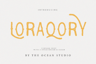 Loraqory Display Font Review for Branding Projects