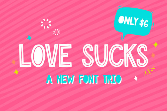 Love Sucks Font Trio: A Typeface That Elevates Brand Design
