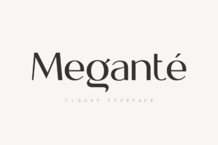 Megante Font for Handmade Makers and Creative Shops