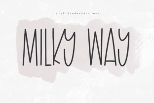 Milky Way Font: A Whimsical Typeface for Memorable Branding