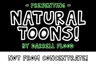 Natural Toons Font for Display and Editorial Design