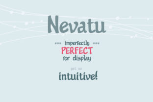 Nevatu: A Handwriting Font for Elegant Display Typography