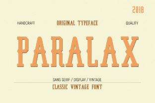 Paralax Font Adds Natural Elegance to Web Designs