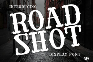Road Shot Font for Bold Western-Themed Web Designs