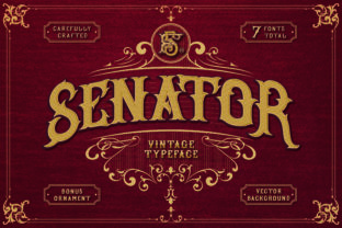 Senator Font: Vintage Charm for Business Branding