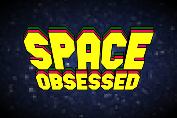 Space Obsessed Font: A Retro Typeface for Creative Makers