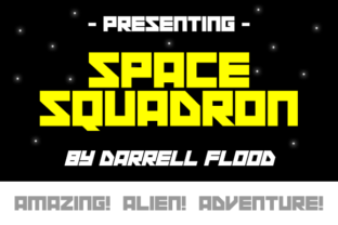 Space Squadron Font Review for Creative Branding Projects