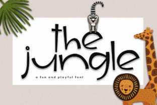 The Jungle Font: A Quirky Display Typeface for Creative Projects