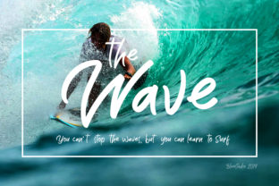 The Wave Font: A Display Typeface for Bold Web Design