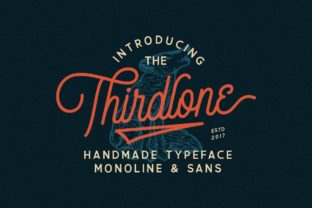 Thirdlone Family: A Playful Display Font for Creative Branding