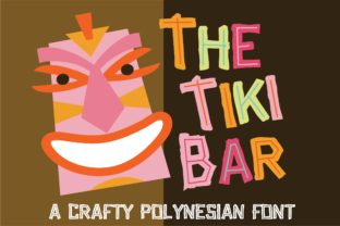Tiki Bar Font for Bold, Whimsical Branding and Marketing