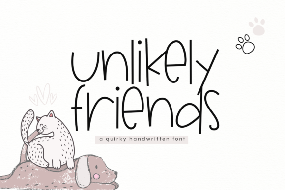 Unlikely Friends Font: A Whimsical Typeface for Creative Campaigns