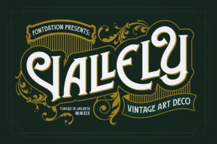 Vallely Font: A Display Typeface for Timeless Branding