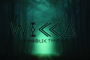 Wicca Font: A Spooky Display Typeface for Editorial Design