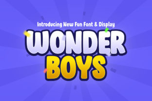 Wonder Boys Font: A Playful Display Typeface for Creative Branding