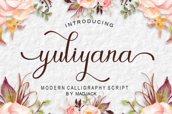 Yuliyana Script Font for Modern Branding and Social Media Design